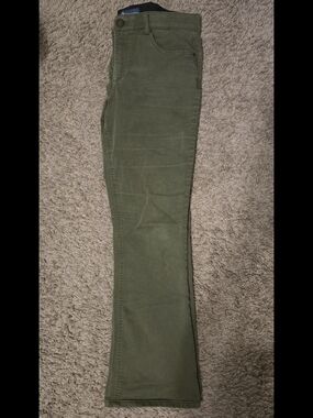 Democracy Olive Green Wide Leg Jeans